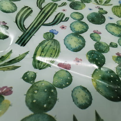 Platou de servire, dreptunghiular, 32 cm, model cactus, 808467