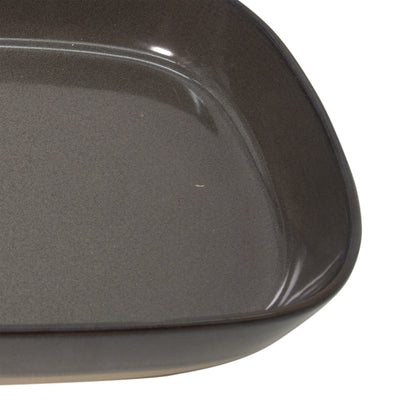 Platou servire, din portelan, 25.5 x 18.5 x 4 cm, Gusta, 40374
