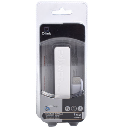 Baterie externa, Power Bank Q-Link, 2600 mAh, 5V 1Amp, 806087