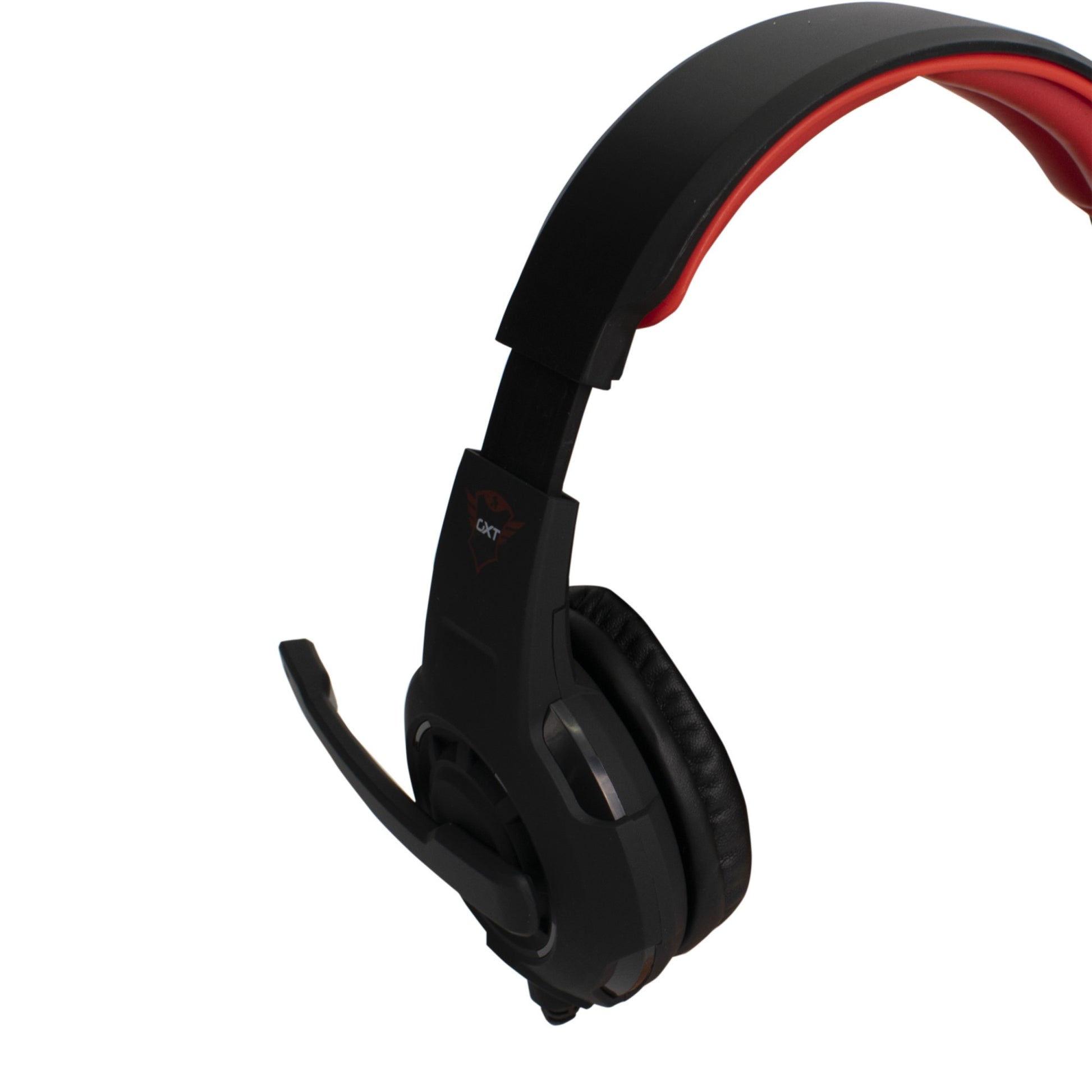 Casti gaming, cu microfon, Trust GXT 310 Radius, negru si rosu, over ear, 808688