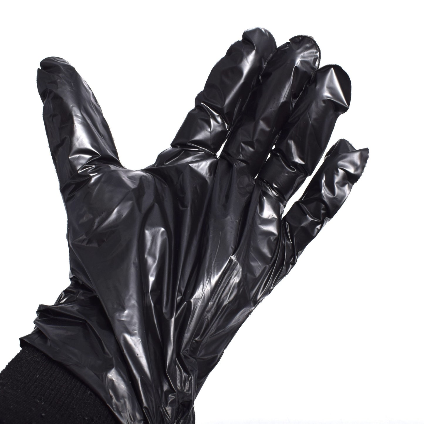 Manusi hybride, negre, 100 buc, one size, 808908