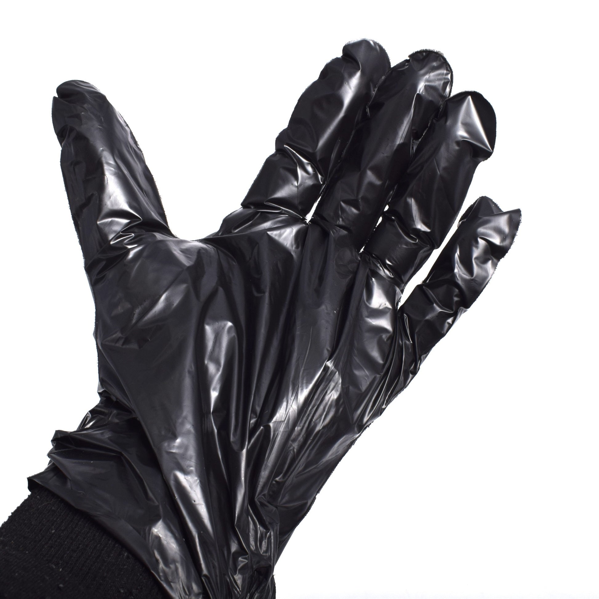 Manusi hybride, negre, 100 buc, one size, 808908