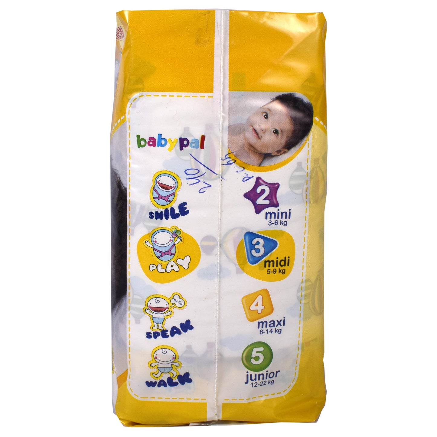 Set 18 scutece, numar 3, 5-9 kg, BabyPal, 808989