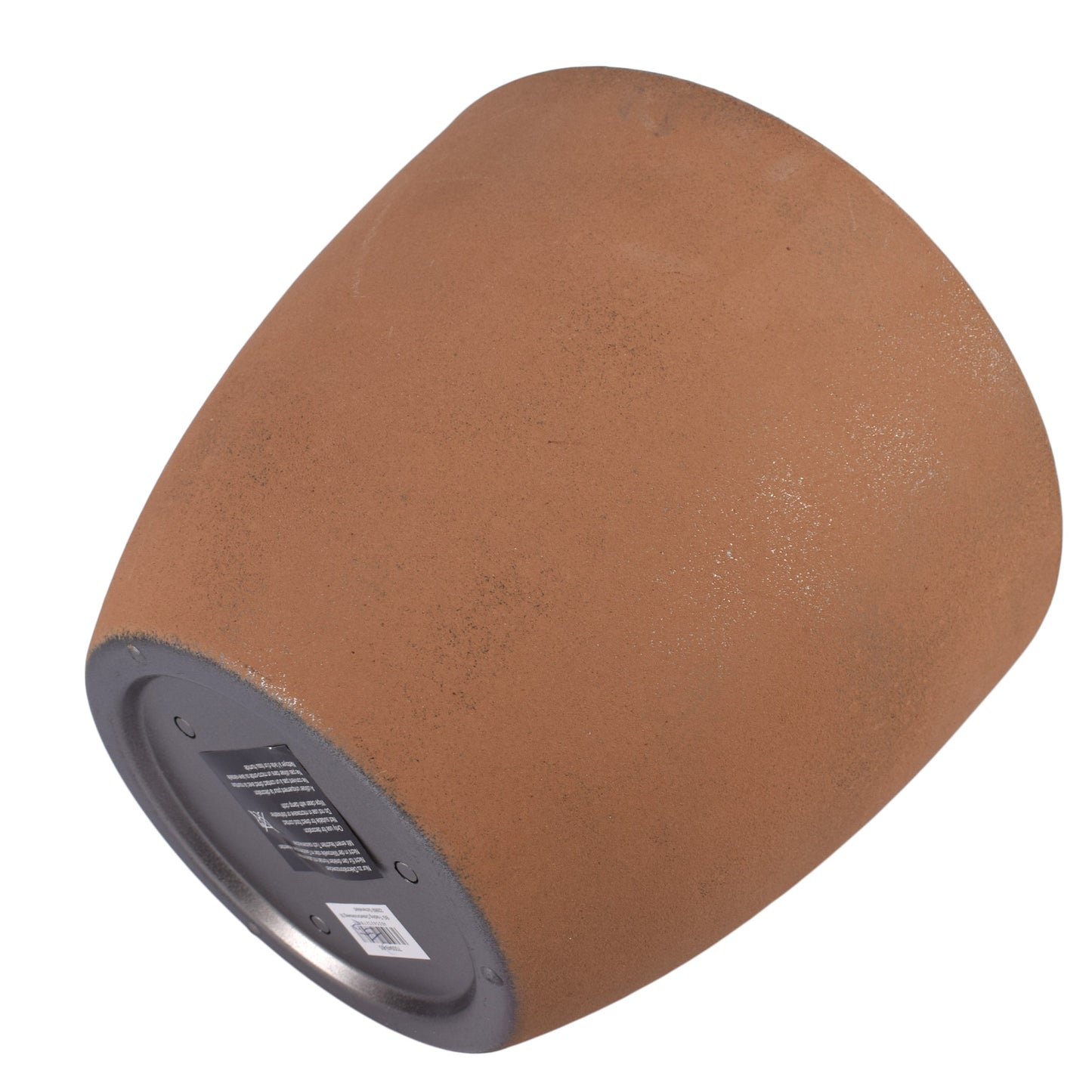 Ghiveci decorativ pentru flori, rotund, maro, capacitate 4l, 21x18 cm, 78967