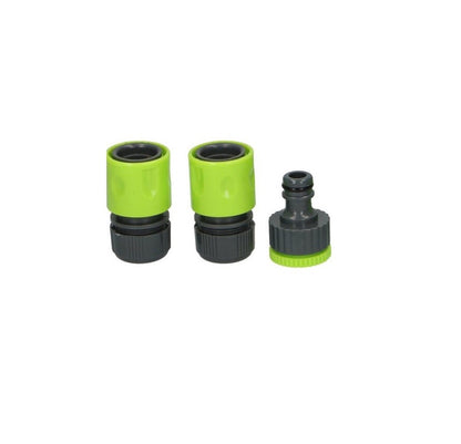 Set Pistol apa cu 7 functii de apa si 3 adaptori pentru furtun si robineti, pentru gradina, Kinzo, 15668