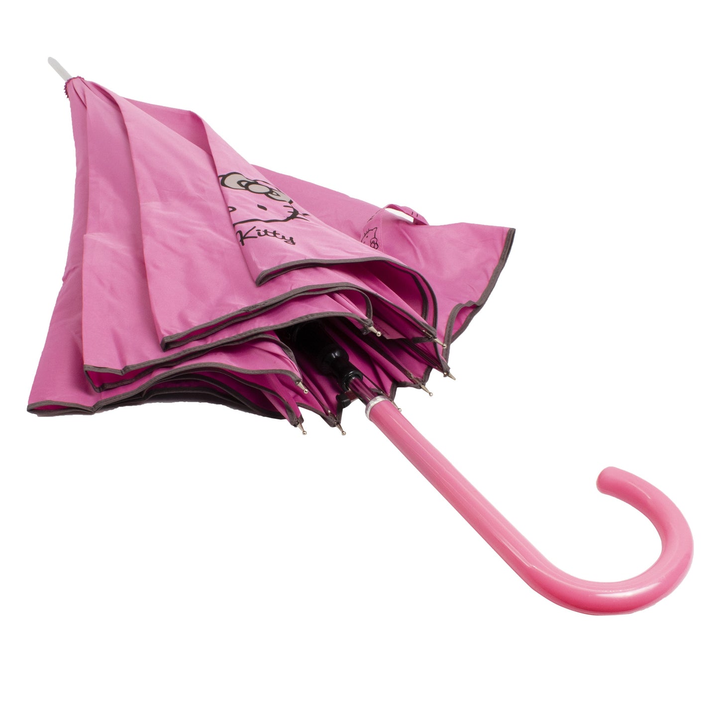 Umbrela pentru copii, GermagTrend, Poliester, Hello Kitty, Roz, 9518PK
