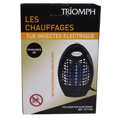 Lampa Anti-Insecte cu Lumina UV, Triomph, pentru Interior sau Exterior, Tantari, Muste, Molii, 18049
