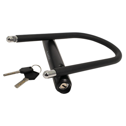 Antifurt bicicleta forma U cu cheie, Amigo, 25 x 20, negru, 98715