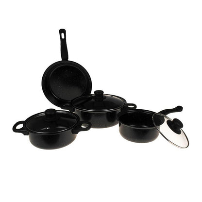 Set Oale si ustensile GermanLine, 13 piese, negru, 49113