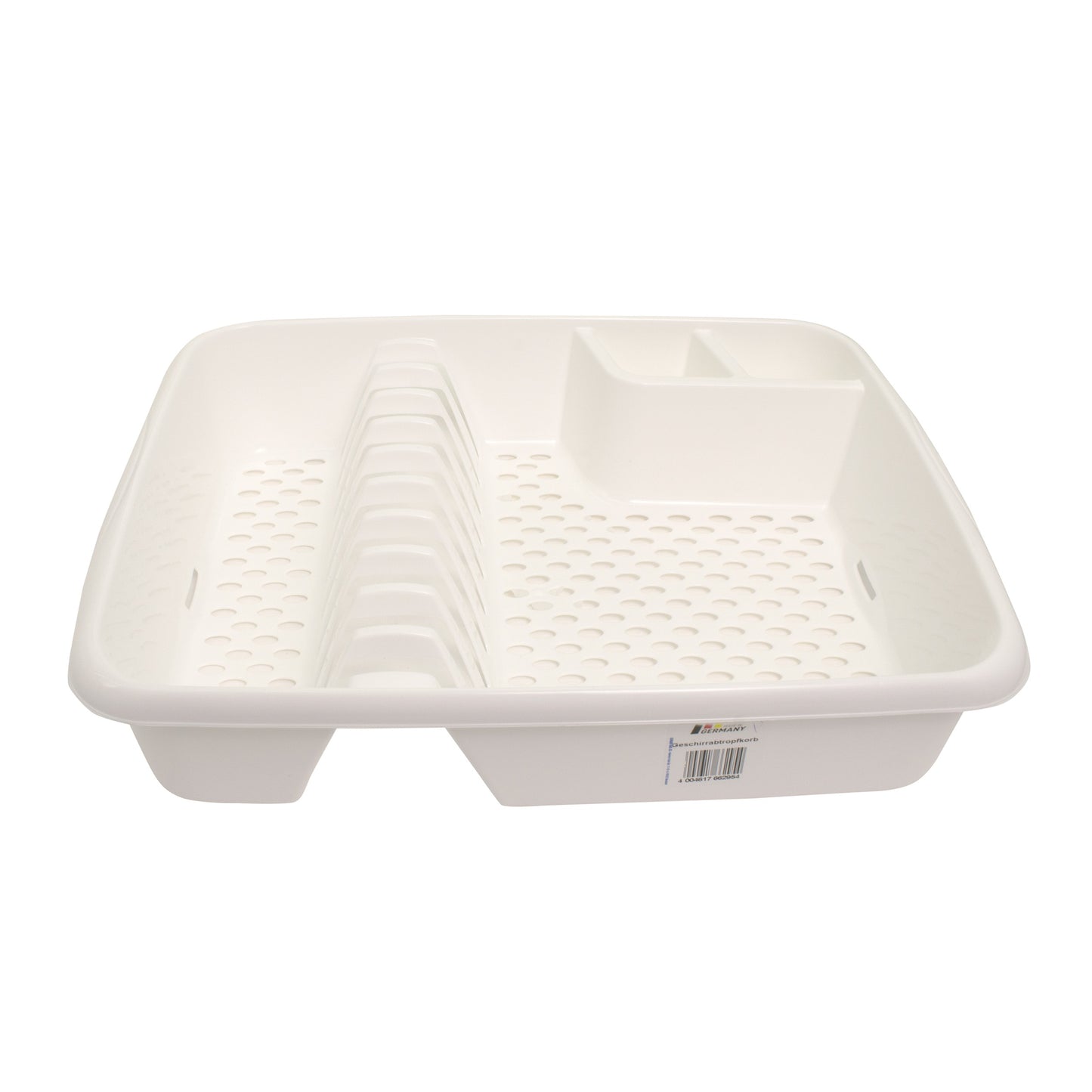 Suport pentru uscarea vaselor, Rival, 37 x 30 x 9 cm, alb, 62954