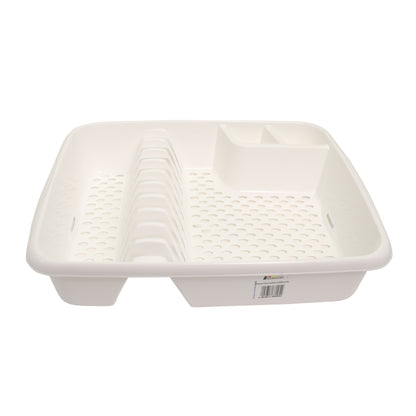 Suport pentru uscarea vaselor, Rival, 37 x 30 x 9 cm, alb, 62954