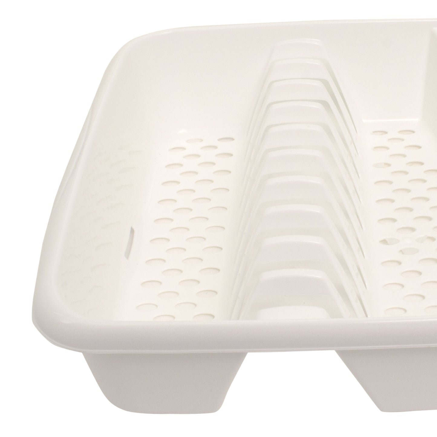 Suport pentru uscarea vaselor, Rival, 37 x 30 x 9 cm, alb, 62954