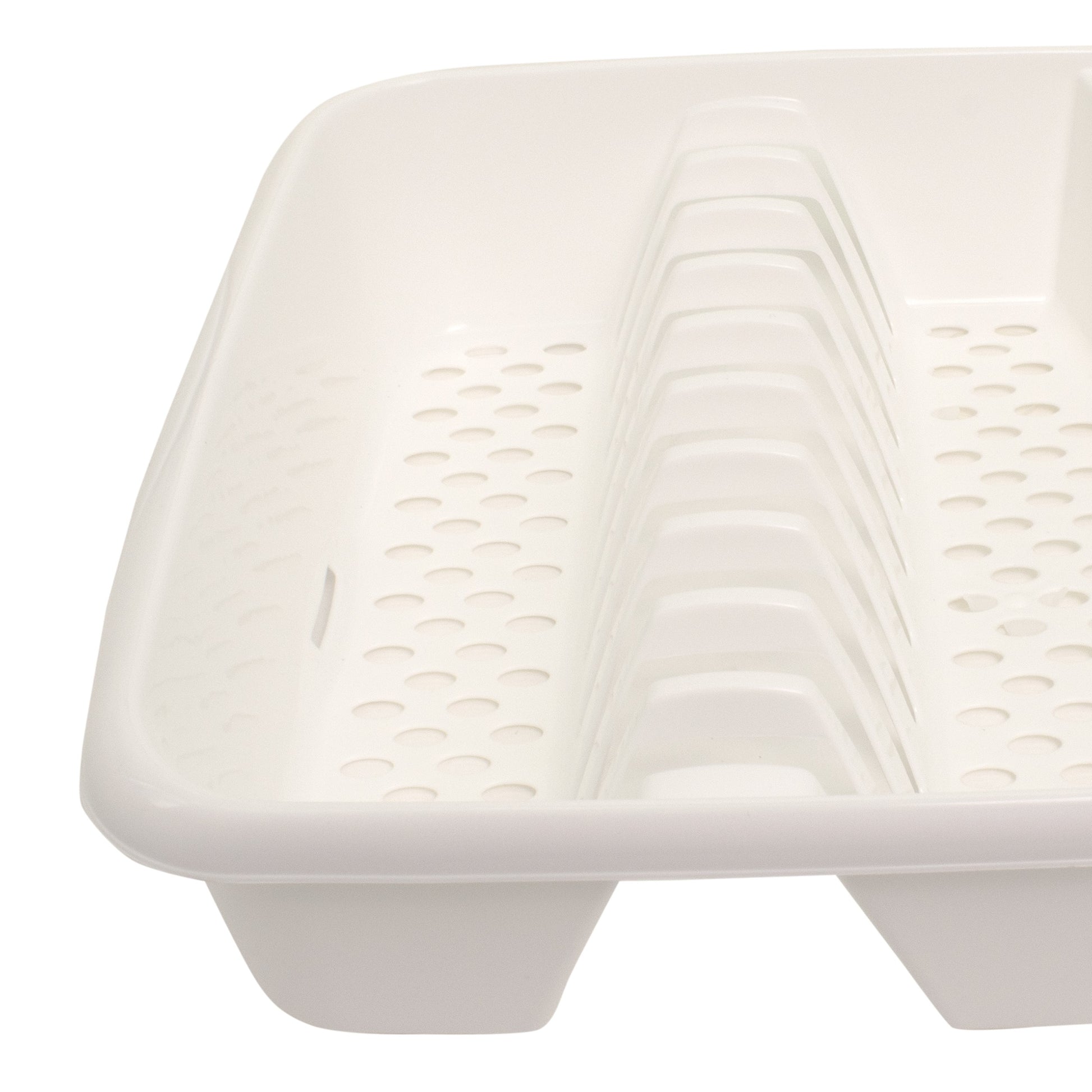 Suport pentru uscarea vaselor, Rival, 37 x 30 x 9 cm, alb, 62954