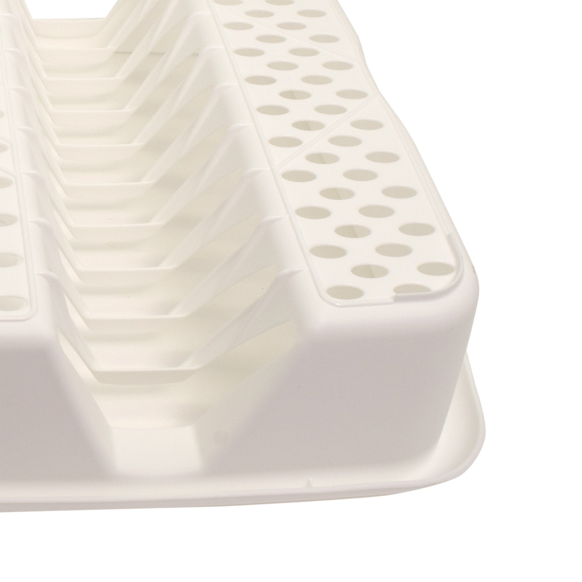 Suport pentru uscarea vaselor, Rival, 37 x 30 x 9 cm, alb, 62954