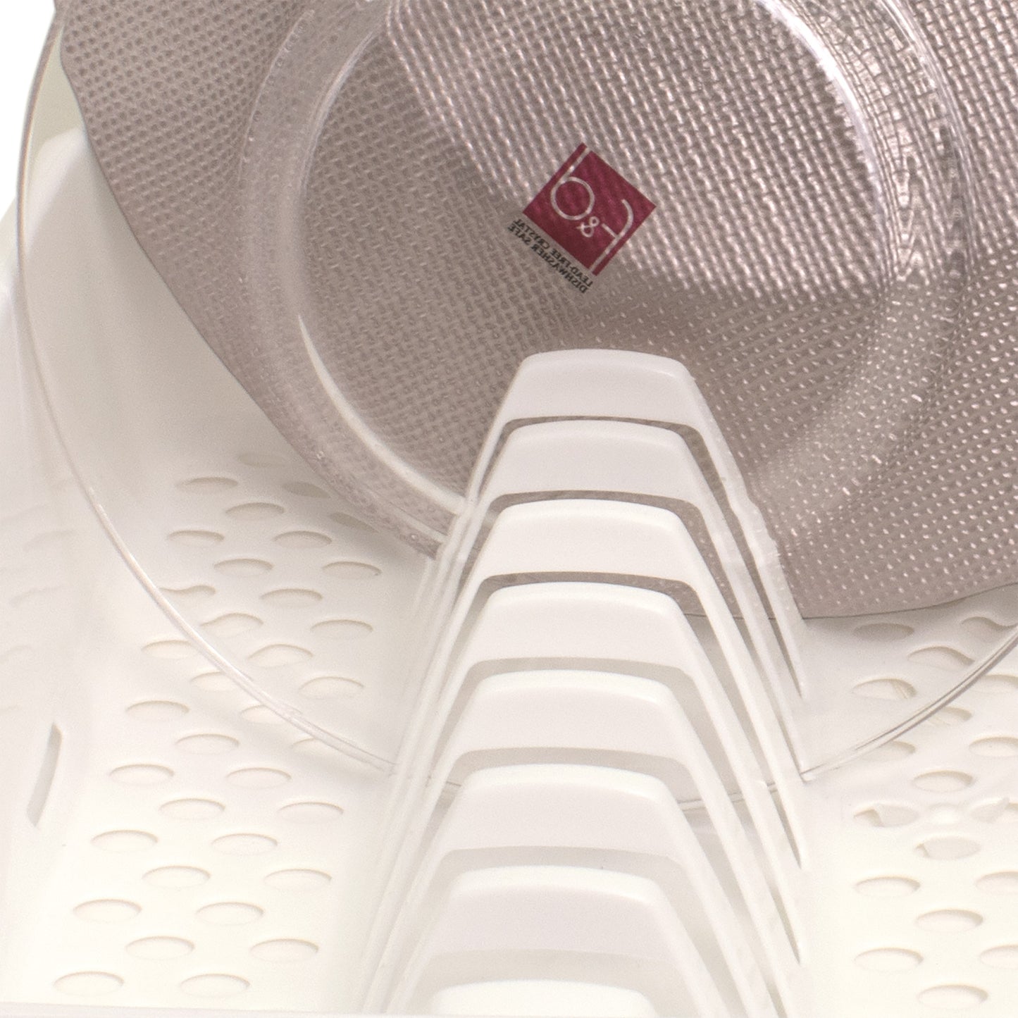 Suport pentru uscarea vaselor, Rival, 37 x 30 x 9 cm, alb, 62954