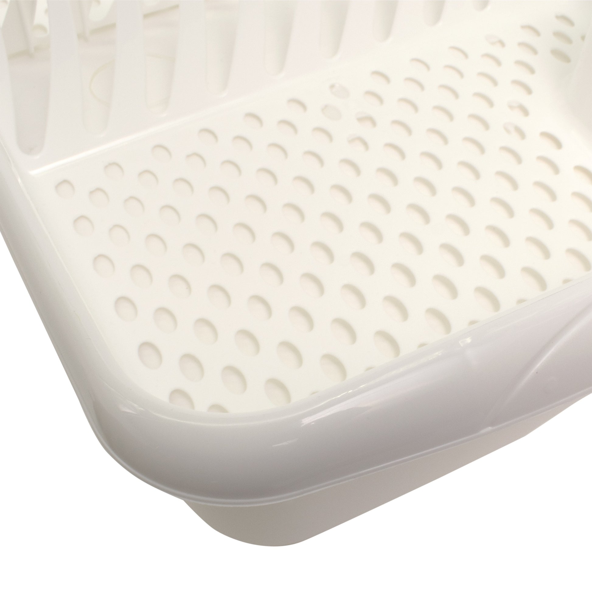 Suport pentru uscarea vaselor, Rival, 37 x 30 x 9 cm, alb, 62954