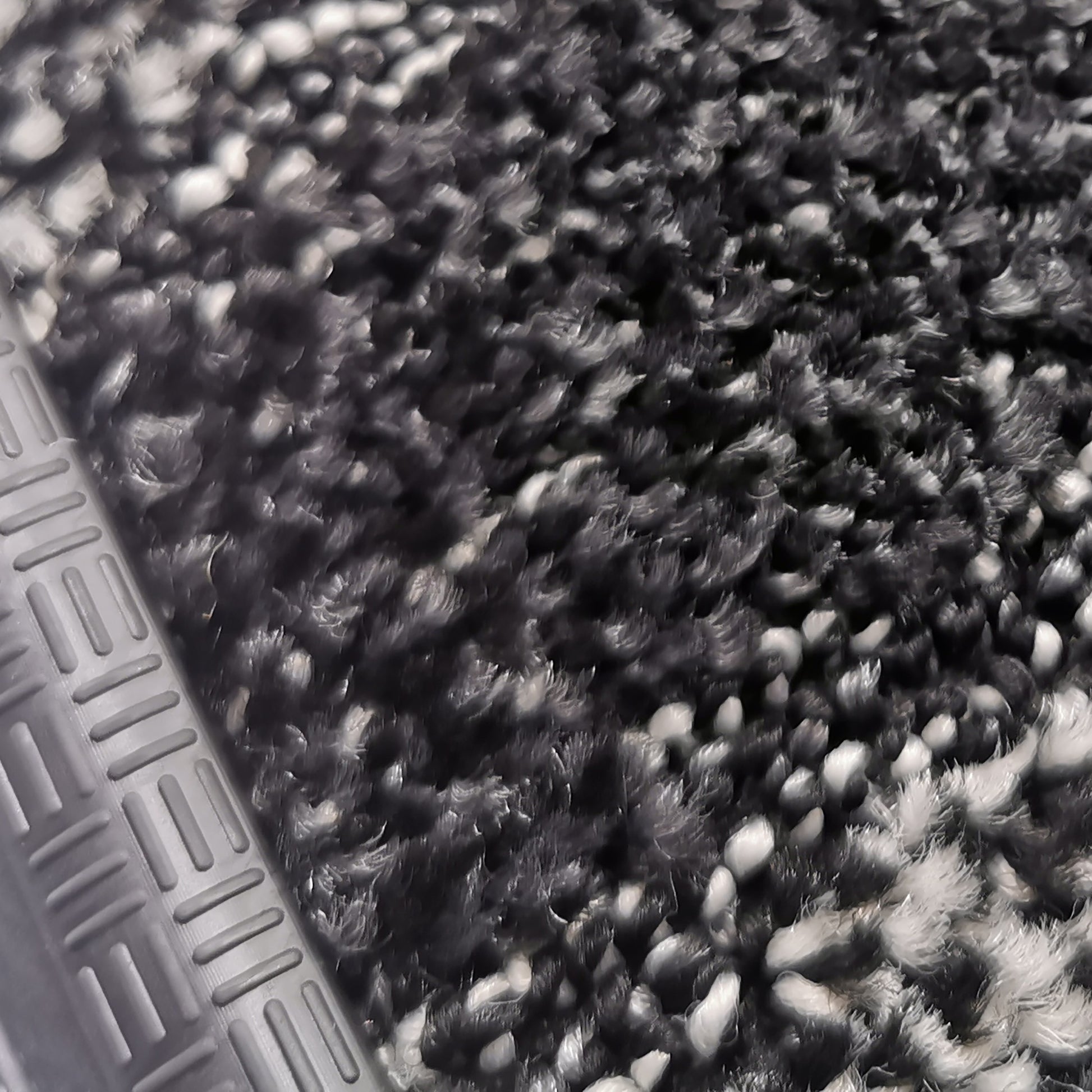 Covoras intrare GermagTrend, 75 x 46 cm, gri, material textil, cauciuc, 58046GYBLK