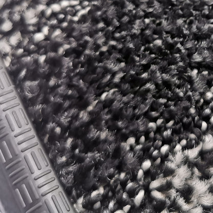 Covoras intrare GermagTrend, 75 x 46 cm, gri, material textil, cauciuc, 58046GYBLK