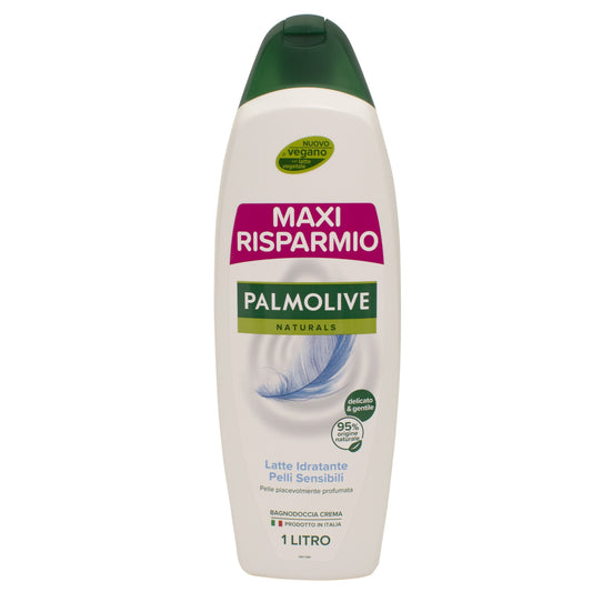 Gel de dus Palmolive Naturals lapte hidratant pentru piele sensibila, 1l, 43911