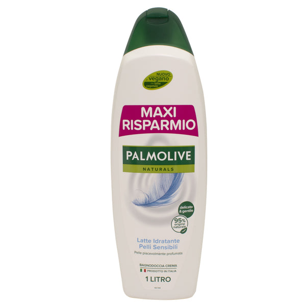 Gel de dus Palmolive Naturals lapte hidratant pentru piele sensibila, 1l, 43911