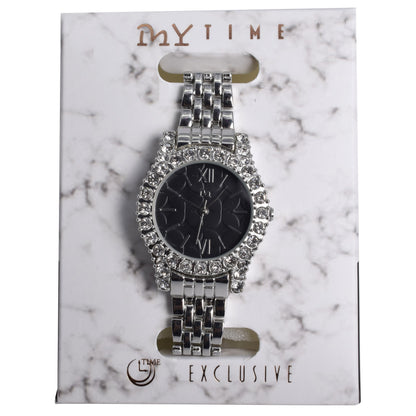 Ceas de dama Luxery Lifestyle ,GermagTtrend, argintiu, 52736