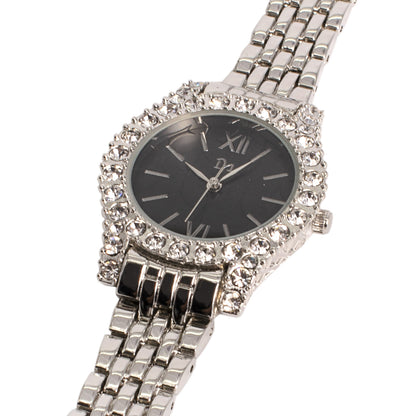 Ceas de dama Luxery Lifestyle ,GermagTtrend, argintiu, 52736