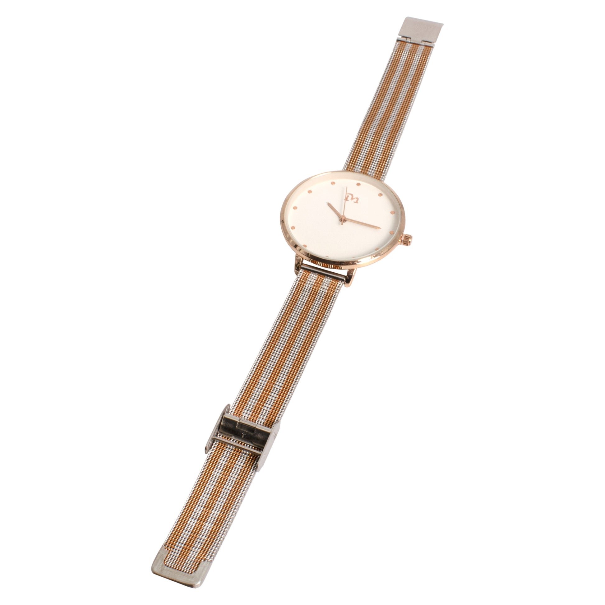 Ceas de dama Luxery Lifestyle ,GermagTtrend, auriu+argintiu, 52750