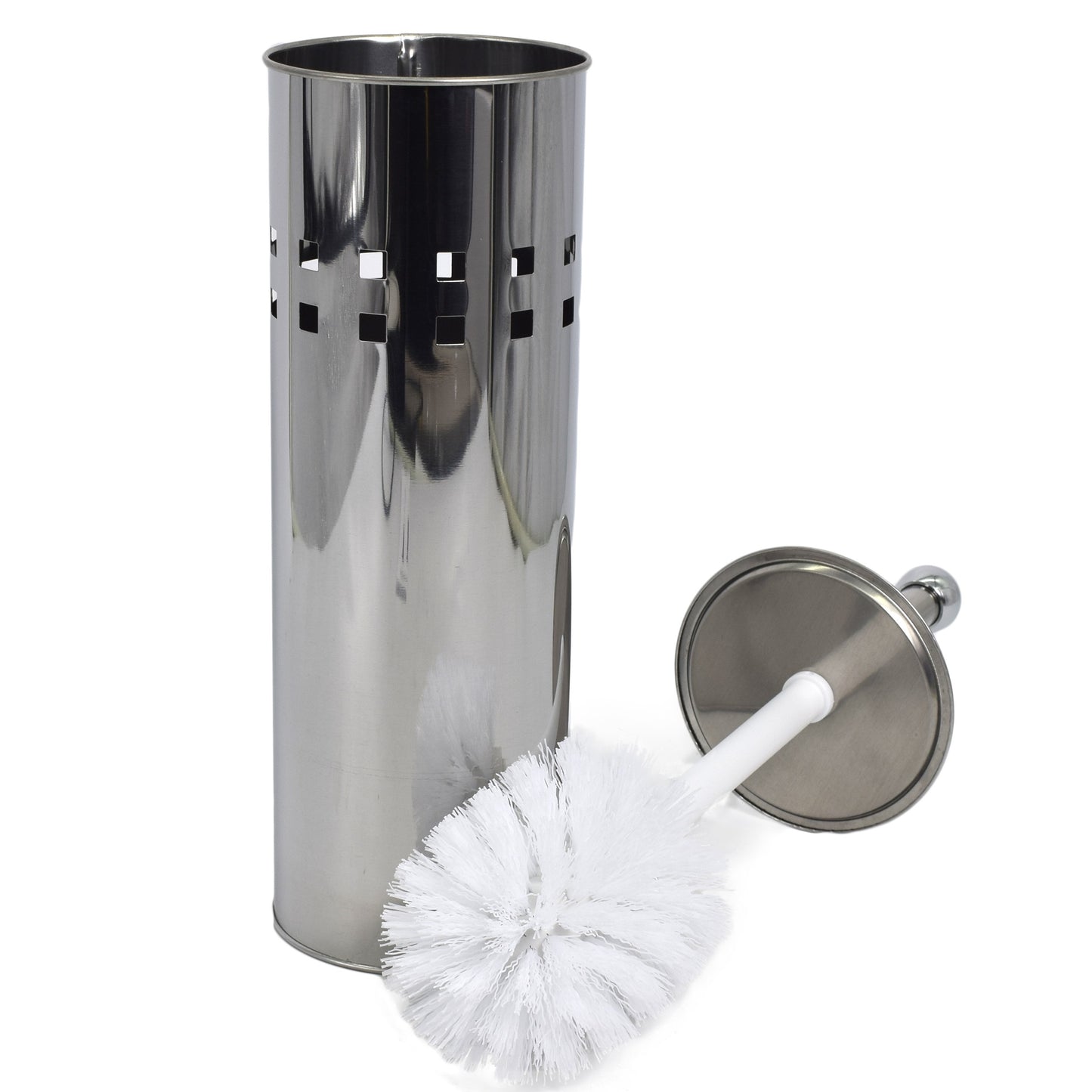 Perie WC cu suport din inox, Bath&Shower, 9.5*38cm, 82461