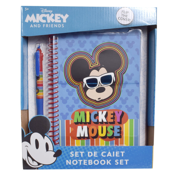 Caiet Mickey Mouse cu stilou, albastru,66564
