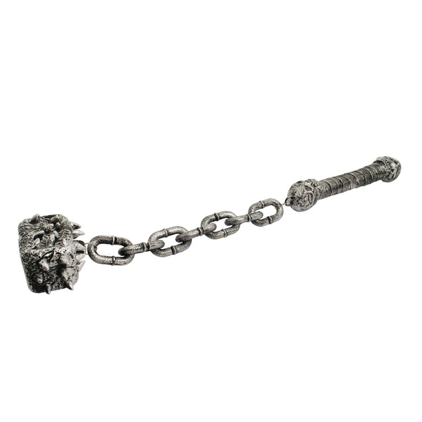 Buzdugan cu lant de jucarie, GermagTrend, gri, 51636