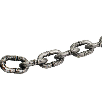 Buzdugan cu lant de jucarie, GermagTrend, gri, 51636