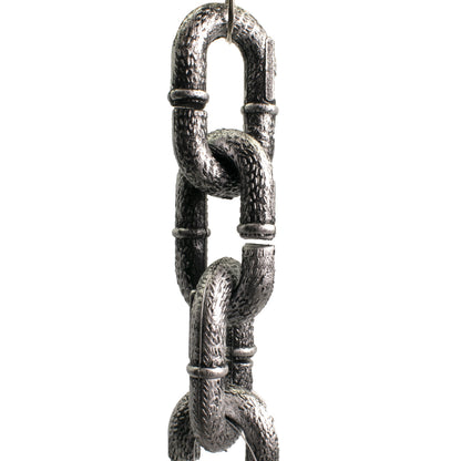 Buzdugan cu lant de jucarie, GermagTrend, gri, 51636