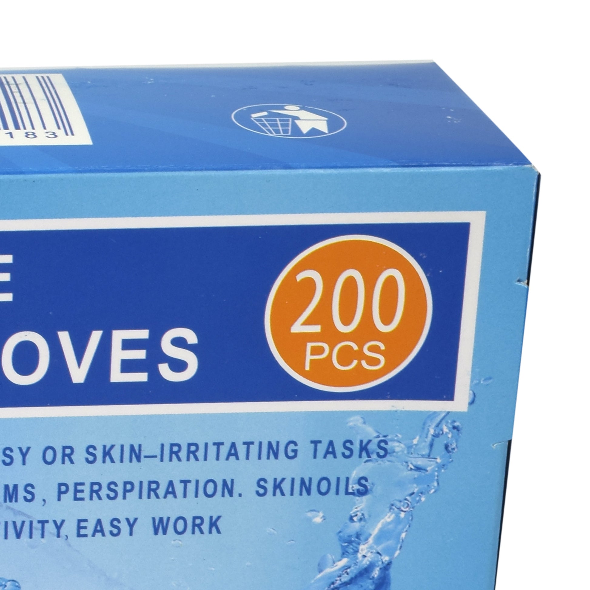 Set 200 manusi de unica folosinta, transparente, 80183