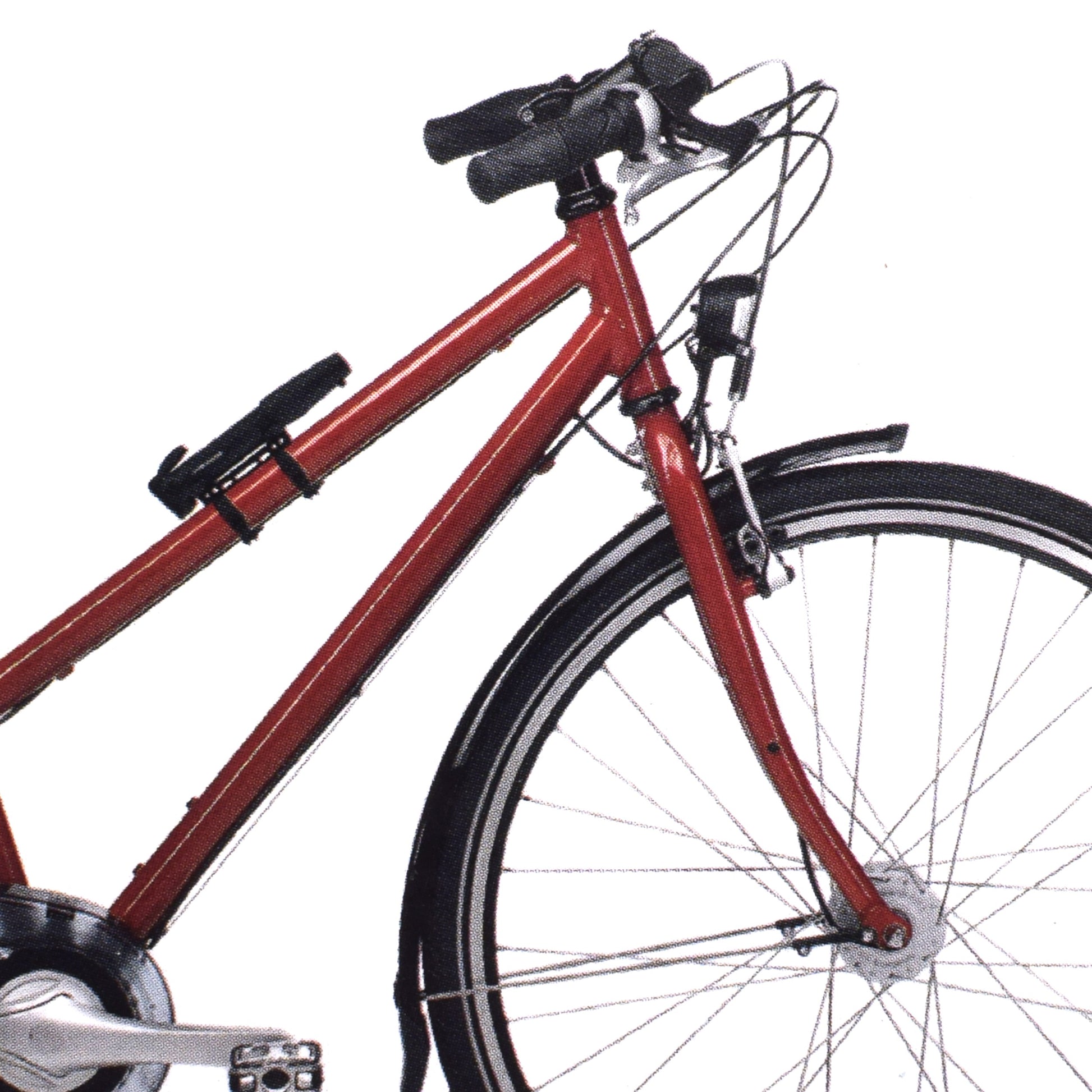 Pompa bicicleta mini prindere pe cadru Dunlop
