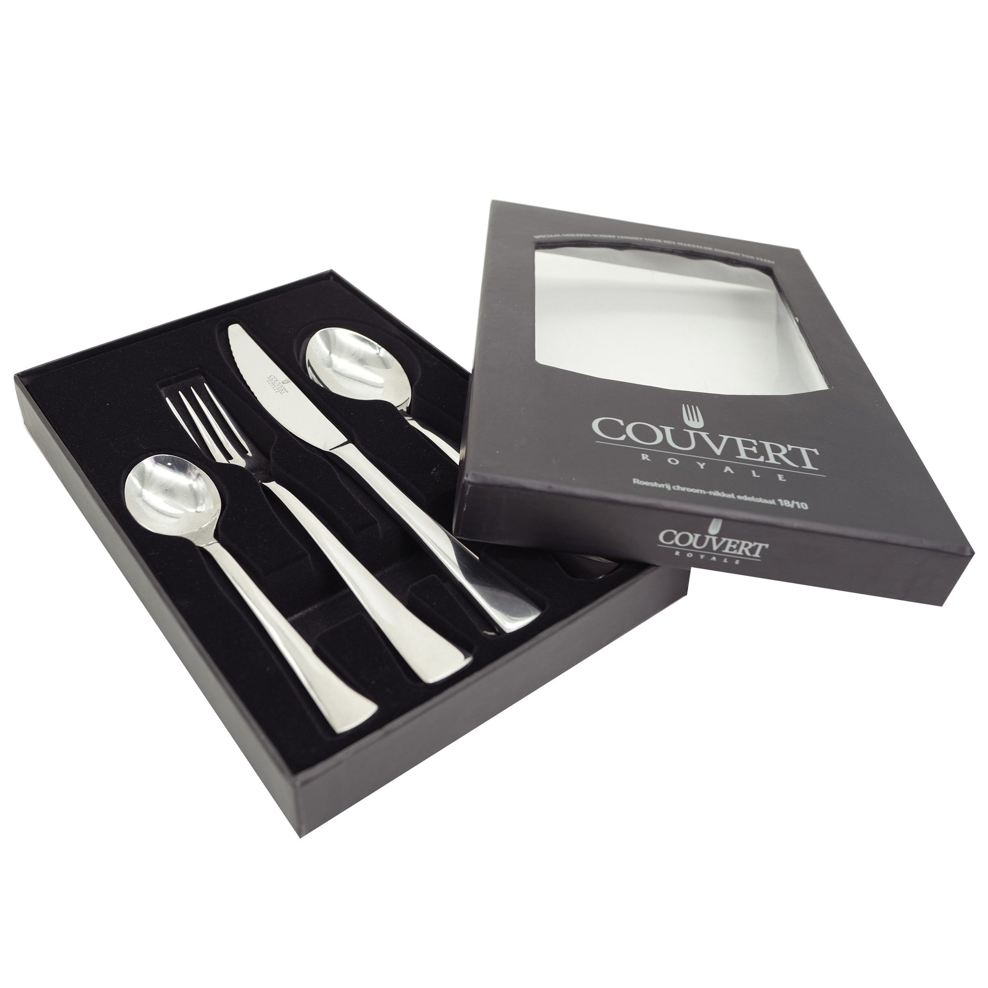 Set de 4 tacamuri din inox, Couvert, 11658