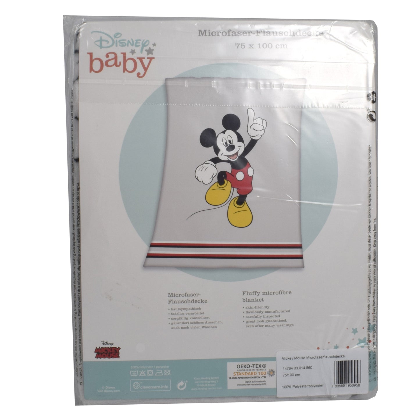 Patura Mickey Mouse, Disney, multicolora, 75 x 100 cm, 6958