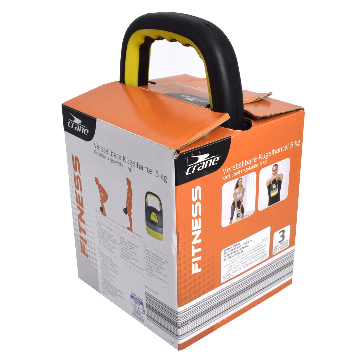 Greutate 3 in 1 pentru Fitness, 5 kg, Crane, 77746