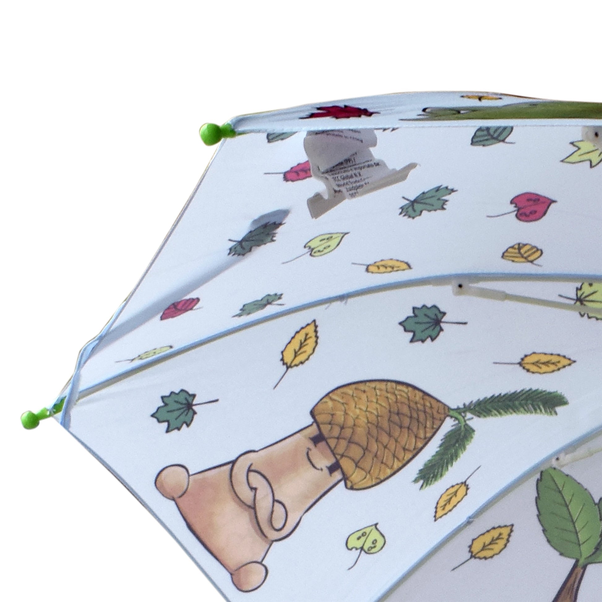 Umbrela copii, imprimeu frunze, 76 cm, 90560