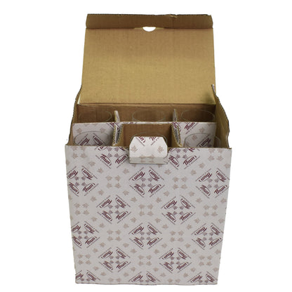 Set 6 pahare pentru votka, cu picior, din cristal, Thun, 09658