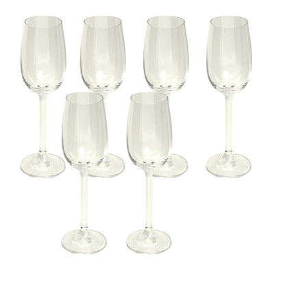 Set 6 pahare pentru votka, cu picior, din cristal, Thun, 09658
