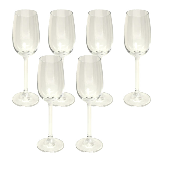 Set 6 pahare pentru votka, cu picior, din cristal, Thun, 09658