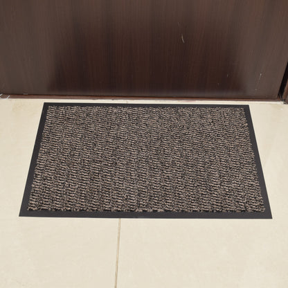 Covoras Usa cu margini de cauciuc, 40 x 60 cm, maro, GermagTrend, 8295Br