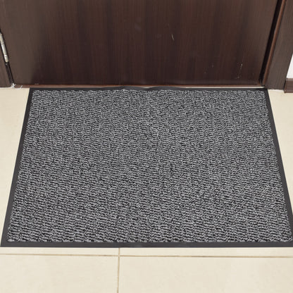 Covoras pentru usa cu margini de cauciuc, 40 x 60 cm, gri, 8295Gy