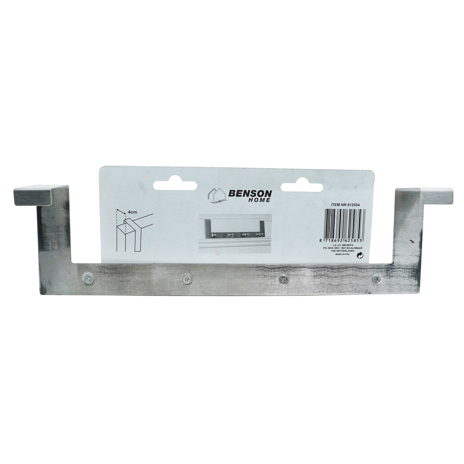 Cuier ixox pentru usa cu 4 agatatori, 30 cm, Benson, 25853