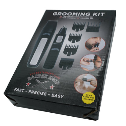 Set 2 trimmere pentru barbierit nas + urechi, Barber Shop, 21698