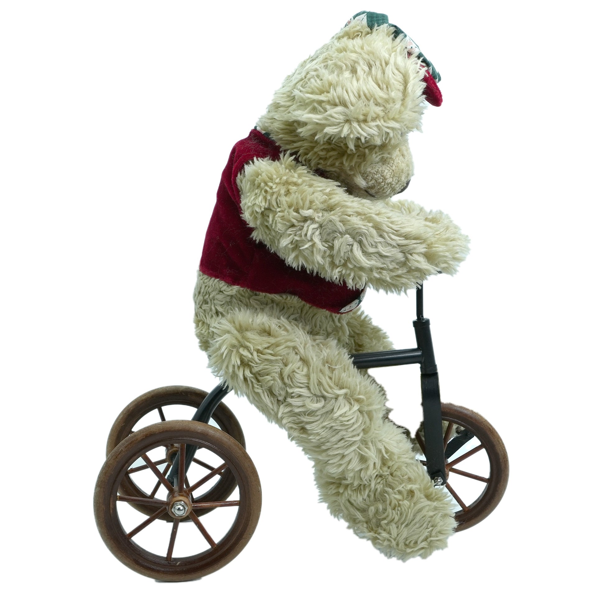 Jucarie Plus, urs pe bicicleta, Biking Teddy, 06111