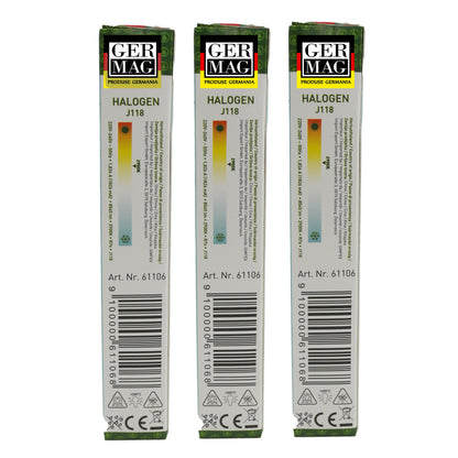 Set 3 becuri Halogen R7S, Budget, 11068