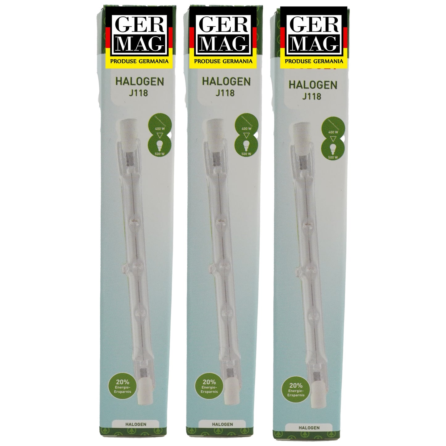 Set 3 becuri Halogen R7S, Budget, 11068