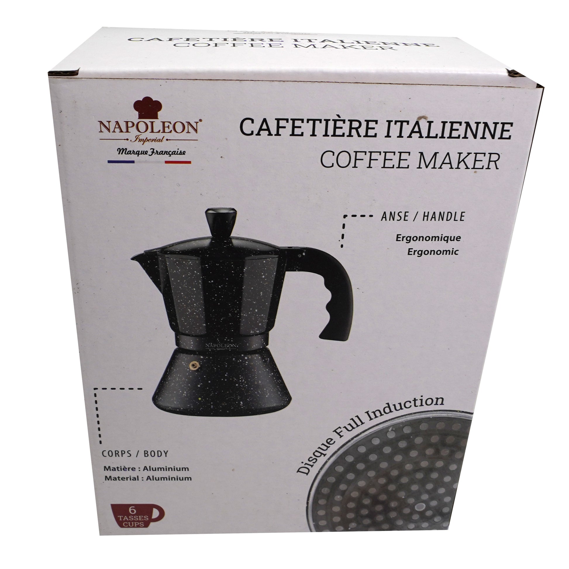 Cafetiera Expresso, 9 cesti, cu inductie, Napoleon, 49114