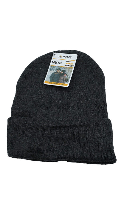 Caciula tricotata unisex, gri, Benson, 9914Gy